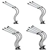 Lámpara LED para Crecimiento de Plantas Lámpara para Plantas Clip Temporizador Espectro Completo Luz Solar Suculenta Flor Hierba Plántula Luz Suplementaria