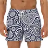 Venta Caliente Transfronteriza de Amazon Pantalones Cortos Estampado de Leopardo Impresión 3D Versátiles Casual Americano para Hombre Pierna Ancha Verano Holgados Venta al por Mayor