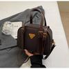 Bolsa Boston Portátil Retrô para Mulheres 2026 Inverno Nova Tendência Moda Bolsa de Boliche Bolsa de Ombro Transversal