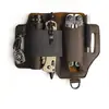 Herramientas Tácticas para Exteriores EDC Funda de Cuero Herramientas de Piel Bolsa de Cintura Herramientas de Supervivencia Bolsa de Cintura Bolsa de Almacenamiento para Supervivencia en la Naturaleza