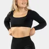 Conjunto de roupa de yoga sem costas com mangas compridas e ajuste transfronteiriço, top esportivo de manga comprida, conjunto feminino de calças de fitness para esportes ao ar livre de secagem rápida