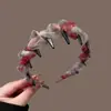 Faixa de Cabelo Alta Ondulada Doce Retrô para Mulheres 2026 Novo Acessório de Cabelo Elegante para Lavar o Rosto Faixa Elegante Grampo de Cabelo Antiderrapante