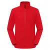 Jaqueta de Fleece para Homens e Mulheres, para Exterior na Primavera, Outono e Inverno, Moletom Espessado dos Dois Lados, Cardigã e Camada Interna para uma Jaqueta Softshell