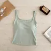 Camisole Lyocell com decote quadrado e ombros largos para mulheres com bojos, disfarça protuberâncias laterais, adequada para usar em camadas ou sozinha, top base emagrecedor