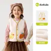 Chaleco de Niño Dudu Otoño Nuevo Estilo Chaleco de Invierno para Bebé Chaleco sin Mangas para Niña Ropa Exterior sin Mangas de Forro Polar Doble Cara para Niños