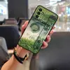Adequado para Capa de Celular Samsung com Textura e Suporte para Homens e Mulheres Pintura Criativa Madura Tendência de Resfriamento Capa Macia Silicone