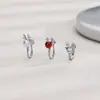 Lindos Pendientes de Clip para Orejas con Astas, Pendientes Navideños para Mujer, Elegantes y Versátiles Pendientes de Ciervo con Perlas Francesas Sin Perforaciones