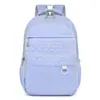 Mochila Grande de Cor Sólida com Padrão Losango para Viagens Internacionais, Unissex, Espaçosa, Simples, Mochila Personalizada para Computador, Leve