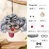 Nuevo kit de materiales DIY para perrito de corteza de campana de viento para aliviar el estrés, accesorios hechos a mano, dijes para bolsas, llaveros, colgantes al por mayor