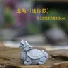 Figuras de Animais Auspiciosos em Pedra Azul Imitação, Decorações de Micro-Paisagem para Tanques de Peixes de Jardim, Pequenos Enfeites Pixiu e Tartaruga Estilo Chinês