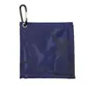 Bolsa de limpeza para bolas de golfe bolsa de lavagem de bolas com Gancho toalha de limpeza para bolas de golfe toalha de veludo dupla face acessórios de golfe