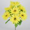Crisântemo Artificial para o Festival Qingming, Limpeza de Túmulos e Oferendas Memoriais, Flores Artificiais para Cemitérios e Lápides, Flores de Plástico de Fabricante de Yiwu