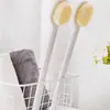 Cepillo de Baño, Cepillo para Frotar la Espalda, Cepillo de Baño de Mango Largo con Cerdas Suaves, Cepillo Exfoliante de Baño, Cepillo de Limpieza, Cepillo Corporal Sencillo