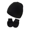 Gorro y Manoplas para Bebé Algodón Infantil Gorro Guantes Set Anti-arañazos Gorro de Hospital para Recién Nacido