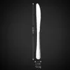 Serie Baishida 1010 Cuchillo y Tenedor para Comida Occidental Acero Inoxidable Vajilla Cuchillo para Bistec Cuchara de Mesa Tenedor de Mesa Cucharilla de Té Juego de Cuatro Piezas