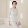 Conjunto de Roupa Íntima Térmica Feminina, Algodão Puro, para Alunos do Ensino Fundamental e Médio, Confortável e Respirável, Sem Restrições, Outono e Inverno