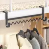 Colgador de Ropa de Mesita de Noche para Dormitorio de Estudiantes Gancho para Cabecera de Litera Artefacto para Secar Ropa en Dormitorio Colgador de Almacenamiento de Ropa en la Cama
