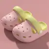 Pantuflas de Dibujos Animados para Niños Baotou Verano 2025 Nuevas para Bebés de 1-10 Años Zapatos con Agujeros para Niño Niña Pantuflas Geniales