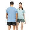 T-shirt desportiva roupa de secagem rápida verão fino solto top casual roupas de corrida masculinas e femininas treino de basquetebol Ice Silk manga curta