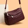 Bolsa para Mãe de Meia-Idade Feminina 2025 Nova Moda Exportação Bolsa de Ombro Transversal Atmosférica de Mão Feminina Tendência