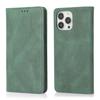 Funda de Cuero para Teléfono Móvil Iphone17Promax con Tacto de Piel Magnética Negra Pura Cuero Liso Maquinado Sencilla Tipo Libro Blanda