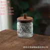 American Acacia Wood Carved Mason Storage Jar Cozinha Selada Coarsegment Garrafa Selada Transparente Mason Garrafa De Vidro Selada