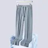 Calças de Trabalho de Seda de Gelo de Secagem Rápida para Homens e Mulheres, Calças de Caminhada Slim Fit de Verão, Calças de Treino Esportivo para Trekking, Montanhismo e Proteção Solar