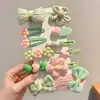 Pinza para el pelo de tela suave y linda de cobertura total para bebé niña que no daña el pelo, Pinza para el pelo de bebé, Lindo accesorio para el pelo para niños, Adorno para el pelo de bebé