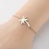 Pulseira Cruzada Europeia e Americana Casual Nova Moda Ins Árvore da Vida Estame de Flor Moda Personalizada Pena Joia de Mão