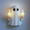 Luz Nocturna Brillante de Fantasma con Dedos Medios de Halloween Transfronteriza para Porche, Dormitorio, Balcón, Adorno de Decoración de Ambiente Luz Colgante