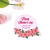 Nuevos Accesorios de Venta Caliente Impresos para el Día de la Madre Oso de Amor Tema de Flores Decoración Decoración Festiva Material de Decoración