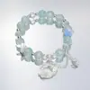 Pulsera de Borlas Estilo Bosque Ultra-Hada Nuevo Estilo, Moderna y Fresca, Versátil para Estudiantes y Mejores Amigas, Pulsera Dulce