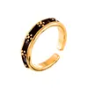Moda Retro Elegante Anillo Abierto de Alta Gama Elegante Lujo Accesible Diseño Sencillo de Nicho Joyería de Mano Personalizada para Mujeres