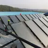 La fábrica Omelang suministra colector solar de titanio azul, hotel, escuela Ingeniería, entrega de una sola pieza