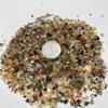 Grava de ágata natural de colores al por mayor, grava de siete tesoros, adornos desmagnetizantes para peceras, piedra original, relleno chino transfronterizo