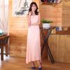 Vestido Trapeador de Costura sin Espalda de Estilo Europeo y Americano de Verano para Mujer Vestido Modal de Gran Vuelo Vestido de Moda para la Playa para Mujer
