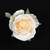 Cabeças de flores de rosa em pintura a óleo artificial, centro de botão de rosa, decoração de parede de rosa, buquê, flor para chapéu, fabricação de flores DIY