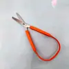 Suministro transfronterizo automático anillo elástico tijeras punto conjunto multicolor grande pequeño herramienta anillo tijeras