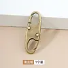 Hebilla de Cremallera de Metal Hebilla de Resorte para Colgar Hebilla de Figura de Ocho Bolsa Multifuncional Bolsa de Montañismo Mochila Seguridad Antirrobo Hebilla de Cierre de Resorte