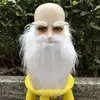 Barba blanca barba falsa barba falsa barba larga programa de cine y televisión accesorios fáciles barba de Navidad