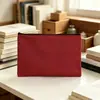 Bolsa de Lienzo Personalizada Estuche Sencillo Retro Cremallera en Blanco Bolsa de Almacenamiento para Cosméticos Papelería Se Puede Imprimir Logo Hecho a Medida