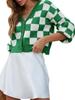 Procesamiento de Comercio Exterior Transfronterizo Personalizado Suéter Chaqueta de Punto de un Solo Botón Europeo y Americano Cardigan de Punto Liso Casual para Amazon