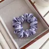 Goma de Pelo de Satén Plisada para Mujer, Multicolor, Banda Elástica Alta para el Cabello que No Daña el Cabello, Cuerda para Coleta de Cabello, Accesorio para el Cabello de Goma