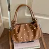 Bolso de Lunares para Mujer 2026 Nuevo Verano Exquisito Bolso de Mano Pequeño para Salir, Textura de Alta Calidad, Bolso de Hombro Cruzado Tipo Dumpling