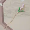 Material DIY Lírio Lírio orquídea joias acessórios antigo corte passo chapéu de cabeça grampo de cabelo roupa chinesa grampo de cabelo Acessórios Atacado