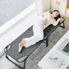 Cama plegable para siesta en la oficina, Cama individual, Cama auxiliar simple, Cama de campaña militar para exteriores de camping, Sillón reclinable para estación de trabajo de siesta