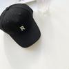 Gorra de béisbol con letra R para mujer, estilo coreano, primavera y verano, fina, estilo urbano, marca de moda, parasol, para parejas