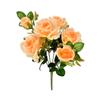Destaque Novo Produto Atacado Artificial 7 Cabeças Rosa Tóquio Verde Buquê Único Flor Artificial Flor de Seda Casamento Decoração de Casa para Casamento