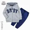 Comercio Exterior Ropa Infantil Primavera y Otoño Conjunto Infantil de Dos Piezas Material Sudadera Sudadera con Capucha Ropa Infantil para Bebés Ropa de Salida [Al por Mayor]