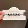 Pulseira com Pingente de Flor de Zircônia Super Brilhante Estilo Coreano Luxo Leve High-End Pulseira Fashionável Elegante Elegante Versátil para Mulheres